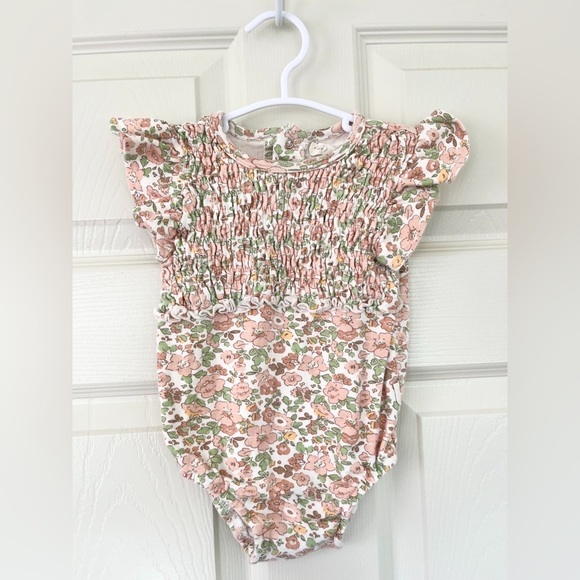 Rabbit & Bear Floral Kids Bubble Bodysuit - Picture 1 of 1